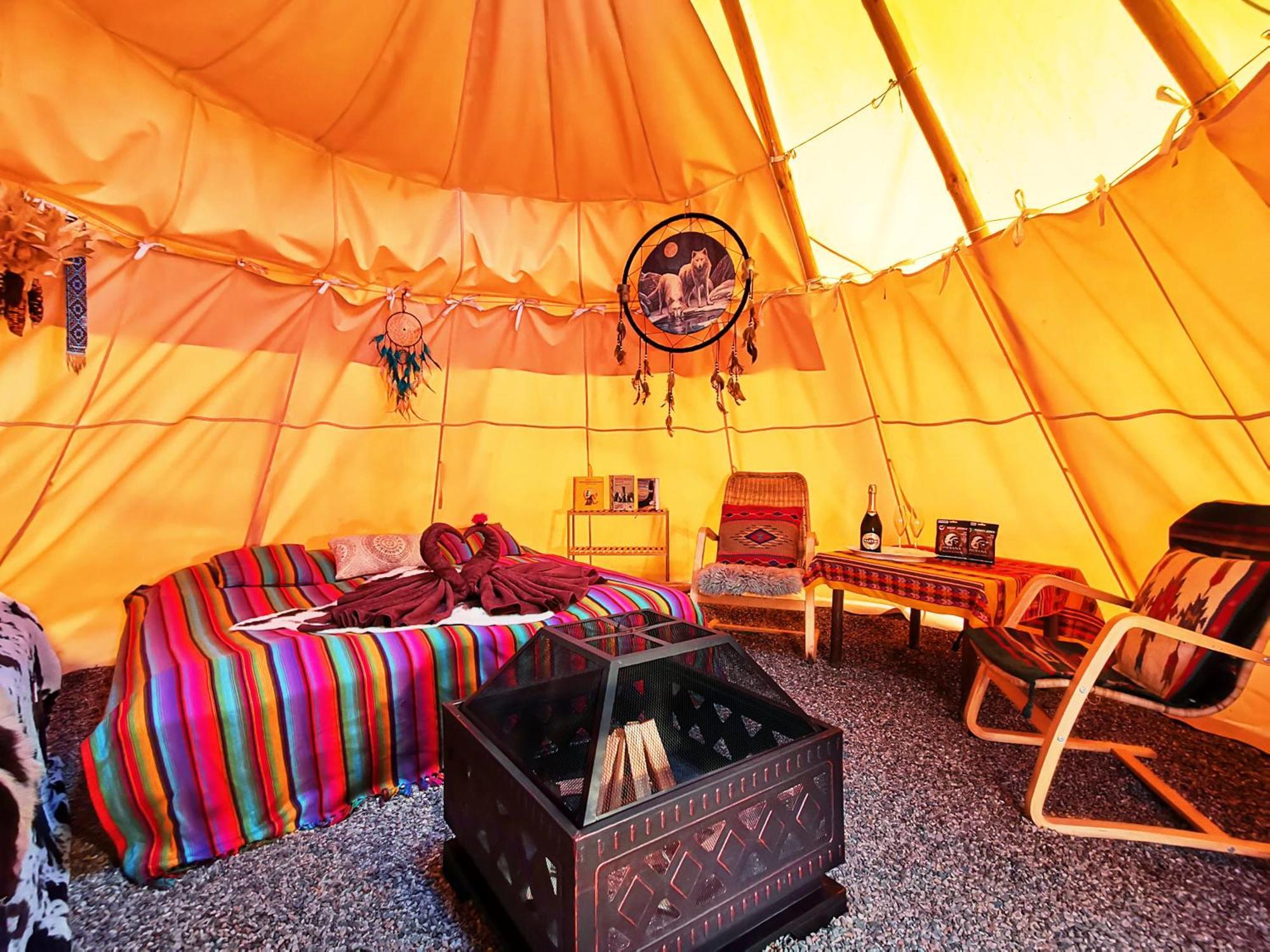 Teepee Camp Lounky Hotel Chodouny Exterior foto