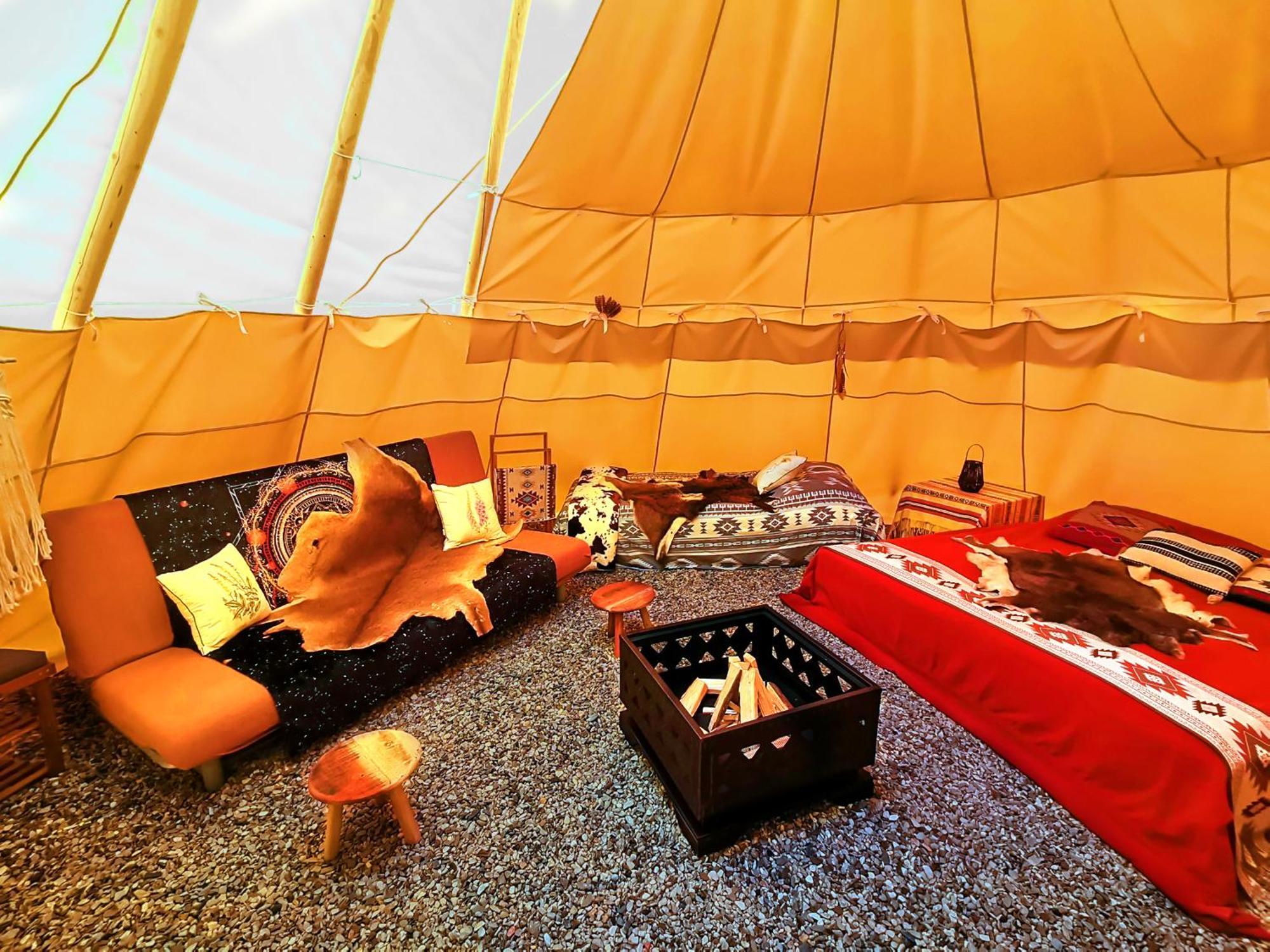 Teepee Camp Lounky Hotel Chodouny Exterior foto